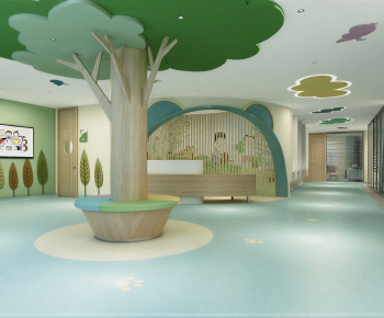 Modern Children's Kindergarten-ID:667754894