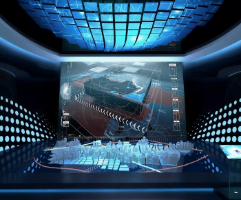 Modern Exhibition Hall-ID:735327011