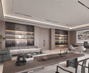 New Chinese Style Manager's Office-ID:389435057