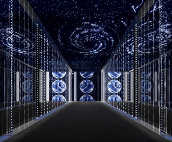 Modern Exhibition Hall-ID:439793111