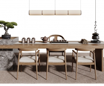 New Chinese Style Tea Tables And Chairs-ID:462153912