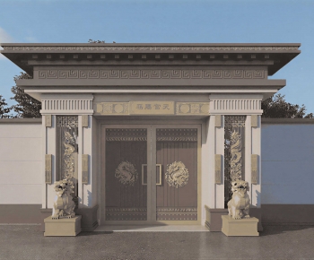 New Chinese Style Gate-ID:529509073