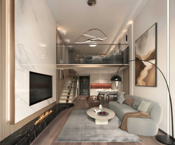 Modern A Living Room-ID:769364122
