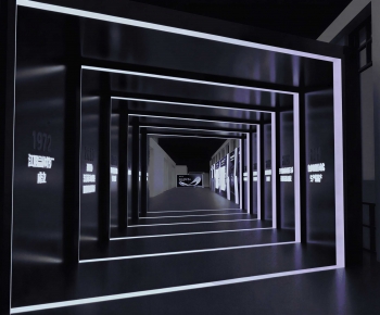 Modern Corridor Elevator Hall-ID:547102931