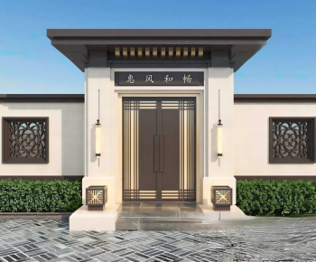 New Chinese Style Gate-ID:712577109