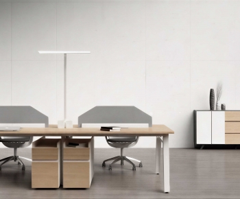 Modern Office Desk And Chair-ID:506031042
