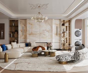 Modern A Living Room-ID:762043007