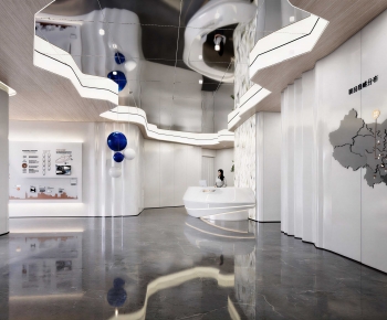 Modern Exhibition Hall-ID:627913008