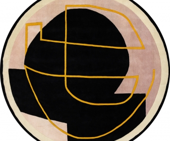 Modern Circular Carpet-ID:637640957