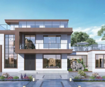 New Chinese Style Detached Villa-ID:938919079