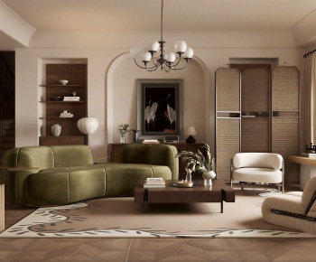 Modern A Living Room-ID:870085002