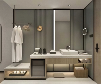 Modern Clothes Storage Area-ID:627293117