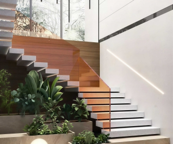 New Chinese Style Stairwell-ID:752794989