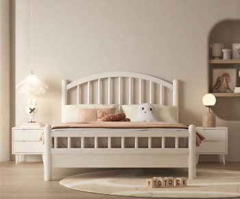 Modern Double Bed-ID:222086919