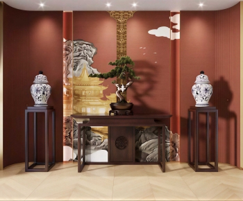New Chinese Style Side Table/corner Table-ID:283607969