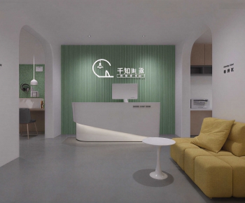 Modern Office Reception Desk-ID:329823976