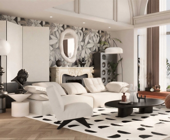 French Style A Living Room-ID:791898979