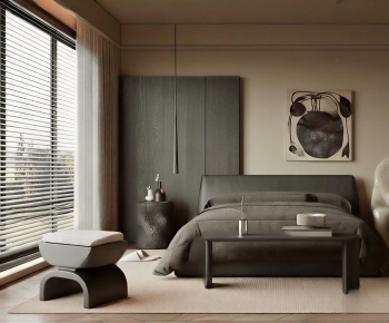 New Chinese Style Bedroom-ID:695699933