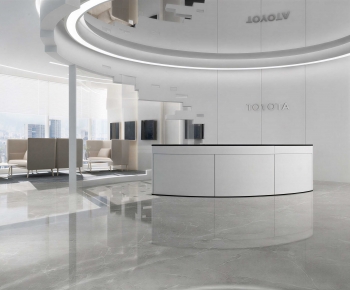 Modern Office Reception Desk-ID:226535082