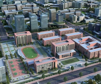 Modern Architectural Bird's-eye View Planning-ID:283646113