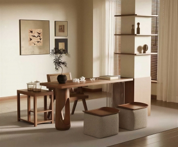 Modern Dining Table And Chairs-ID:821942099