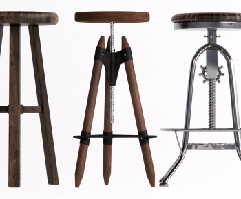 Industrial Style Bar Chair-ID:692475087