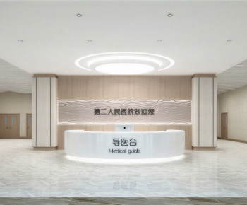 Modern Hospital Hall-ID:114901145