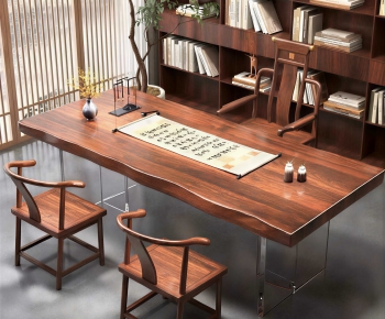 New Chinese Style Tea Tables And Chairs-ID:672309466