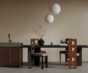 Modern Dining Table And Chairs-ID:744344001