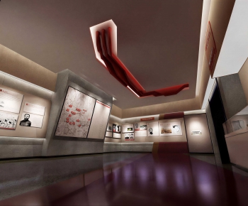 Modern Exhibition Hall-ID:133929978