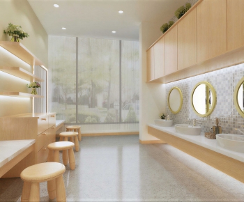 Modern Children's Restroom-ID:463123088