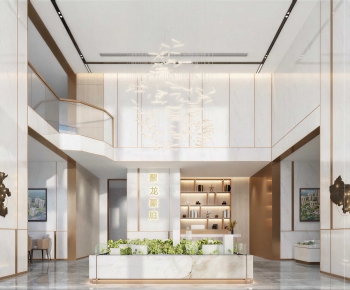New Chinese Style Real Estate Sales Office-ID:371503119