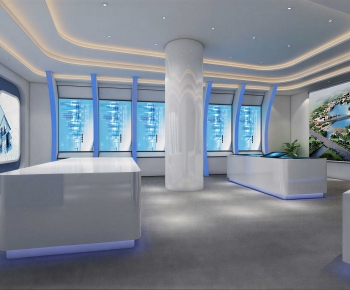 Modern Exhibition Hall-ID:324865107