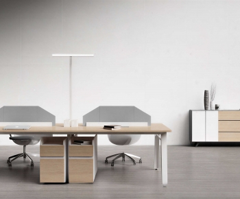 Modern Office Desk And Chair-ID:496483093