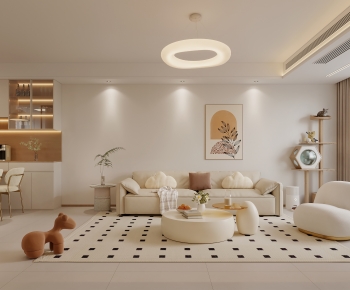 Modern A Living Room-ID:245476963