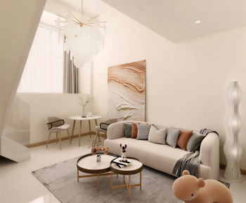 Modern A Living Room-ID:195601045