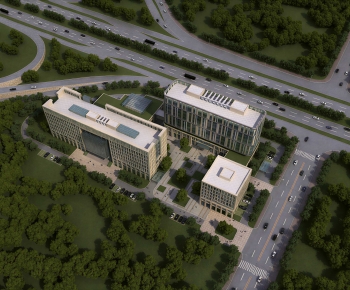 Modern Architectural Bird's-eye View Planning-ID:863719082