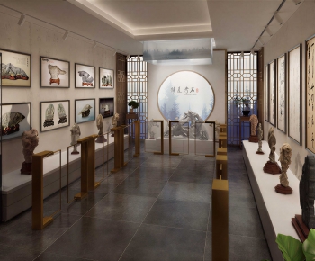 New Chinese Style Exhibition Hall-ID:754293921
