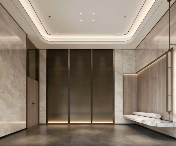 Modern Office Elevator Hall-ID:116880897