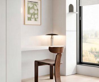 Modern Computer Desk And Chair-ID:852133997