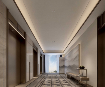 Modern Office Elevator Hall-ID:175759085