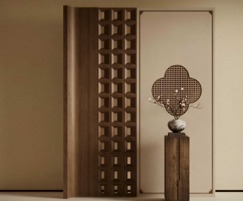 Modern Wooden Screen Partition-ID:806858068