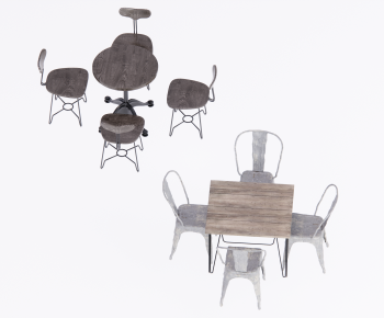 Modern Dining Table And Chairs-ID:477534069