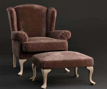 American Style Single Sofa-ID:442889937