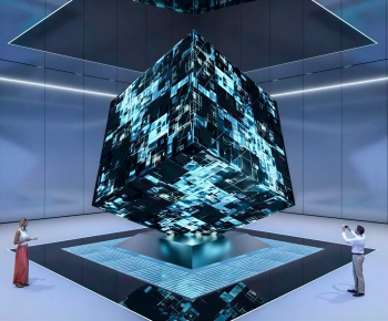 Modern Exhibition Hall-ID:992156982