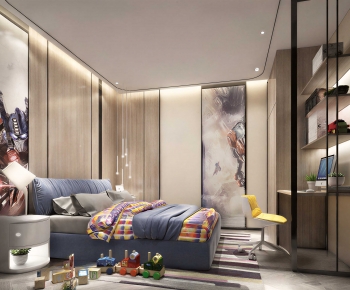 Modern Boy's Room And Son's Room-ID:572174079