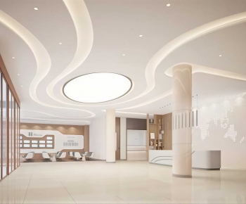 Modern Office Reception Desk-ID:970294956
