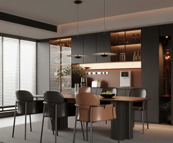Modern Dining Room-ID:755038987