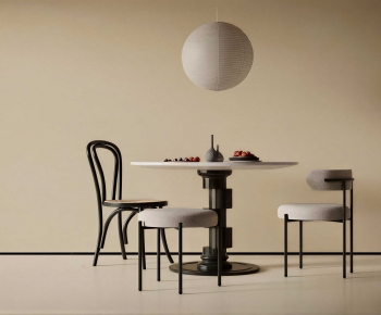 French Style Dining Table And Chairs-ID:877604014