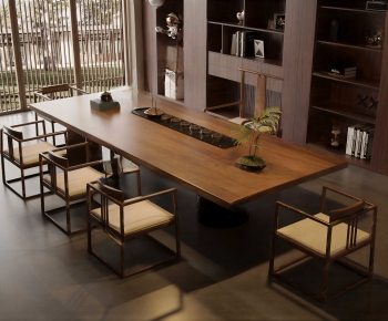 New Chinese Style Tea Tables And Chairs-ID:958014012